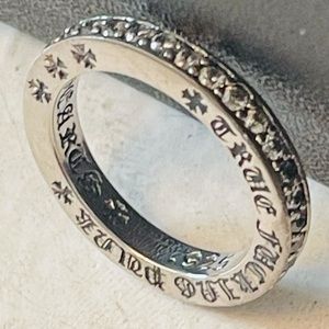 Chrome Hearts TFP Rhinestone Ring